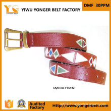 Ceinture brodée pour femme à la mode de l&#39;usine en gros